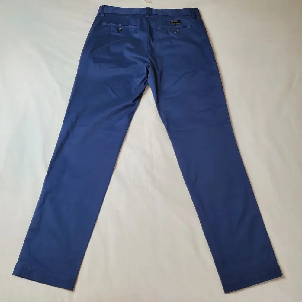 Banana Republic Men's Size 31X32 NWT Mason Rapid Movement Chino Pant Blue 876745